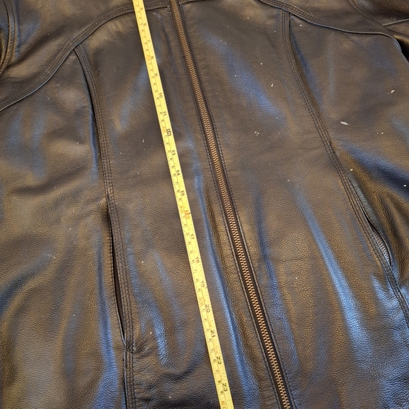 Women's Motorcycle Jacket XXL leather - Picture 8 of 8